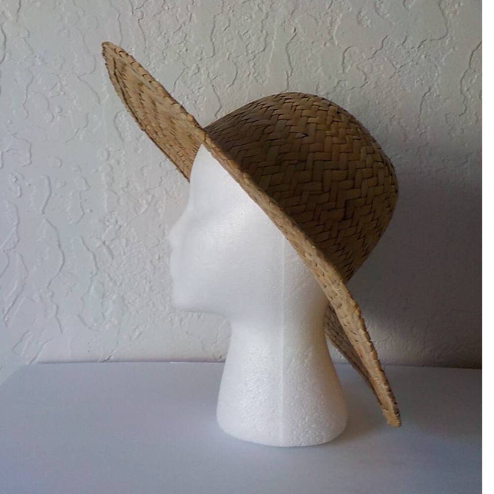 Universal Thread Straw Sun Hat Weave Women's adjustable Brown Sun Beach NWT